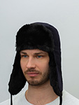 Шапка STETSON арт. 9290101 BOMBER CAP WOOL/CASHMERE (темно-синий)